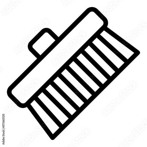 brush icon used for grooming and cleaning horses