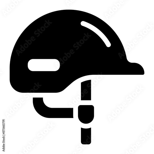 helmet icon used by horse riders for safety and protection