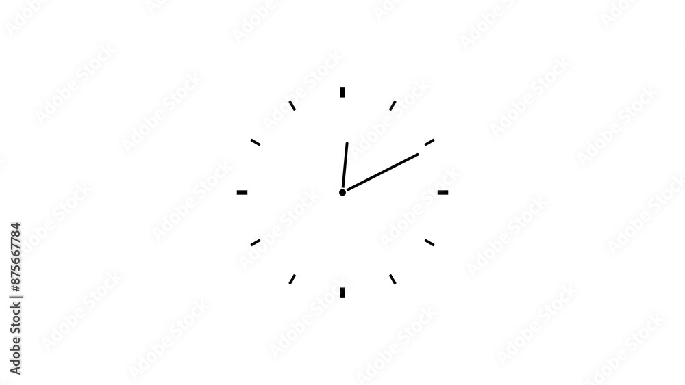 Abstract clock icon background. Timer watch icon concept illustration.