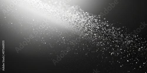 Abstract Monochrome Gradient: A Sophisticated Black and White Granular Texture for Sophisticated Background Design.