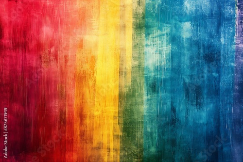 Smooth and vibrant rainbow gradient background with a grainy texture.