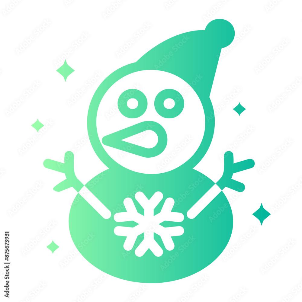 Obraz premium snowman