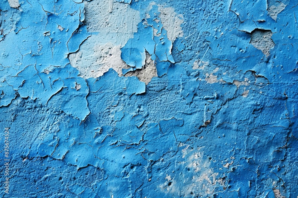 Blue textured concrete background created with Generative AI Blue textured concrete background created with Generative AI