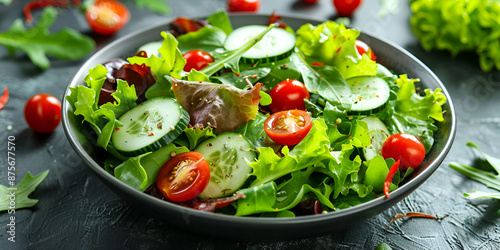 Fresh Vegetable Salad | Healthy and Colorful Salad Bowl