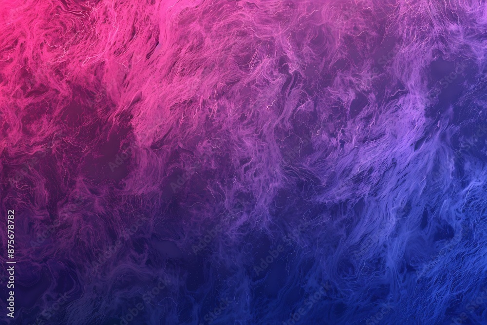 Obraz premium Vibrant ombre backdrop with grainy noise texture blending from fuchsia to neon purple giving a bold energetic look