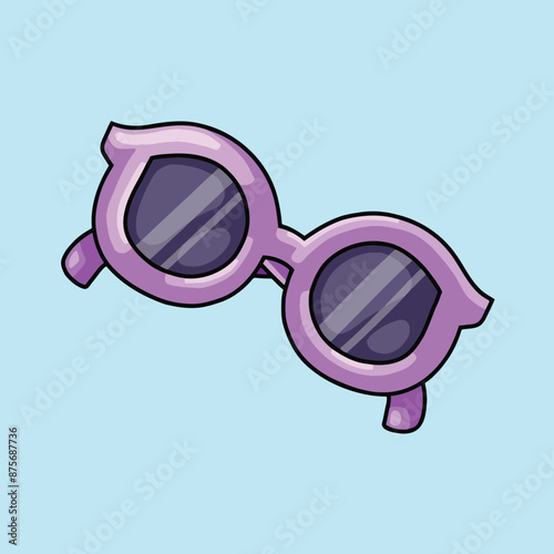 Sunglasses Vector Icon Summer Elements