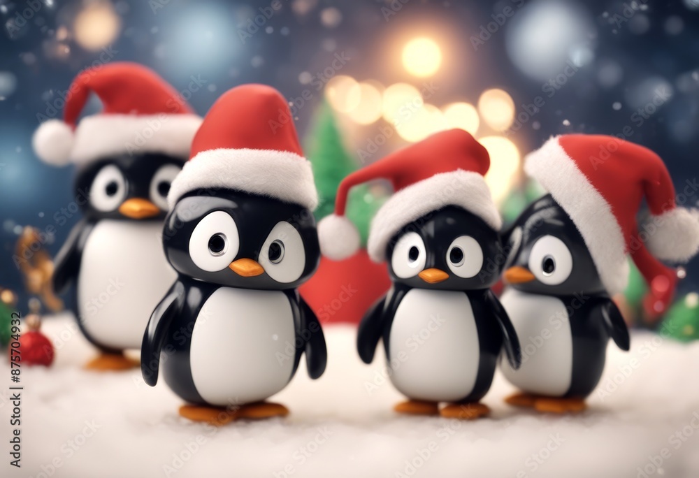 Fototapeta premium legal funny ai song cartoon penguins sing card christmas penguin singing clip art comic concert graphic image drawing music happiness fun happy illustration element white