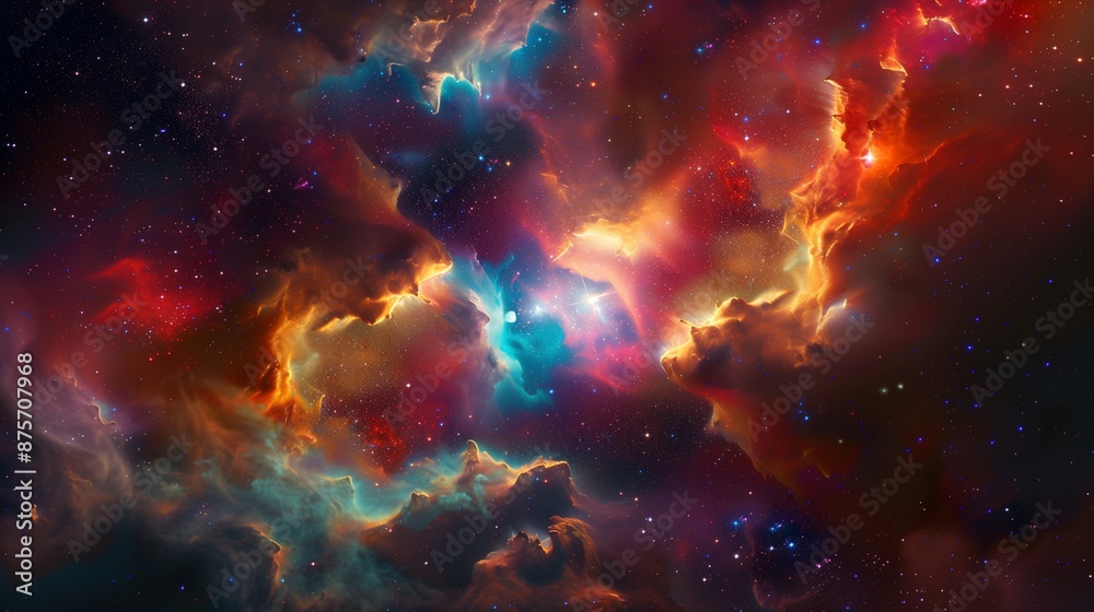 Naklejka premium Abstract Background smoky blackhole dynamic