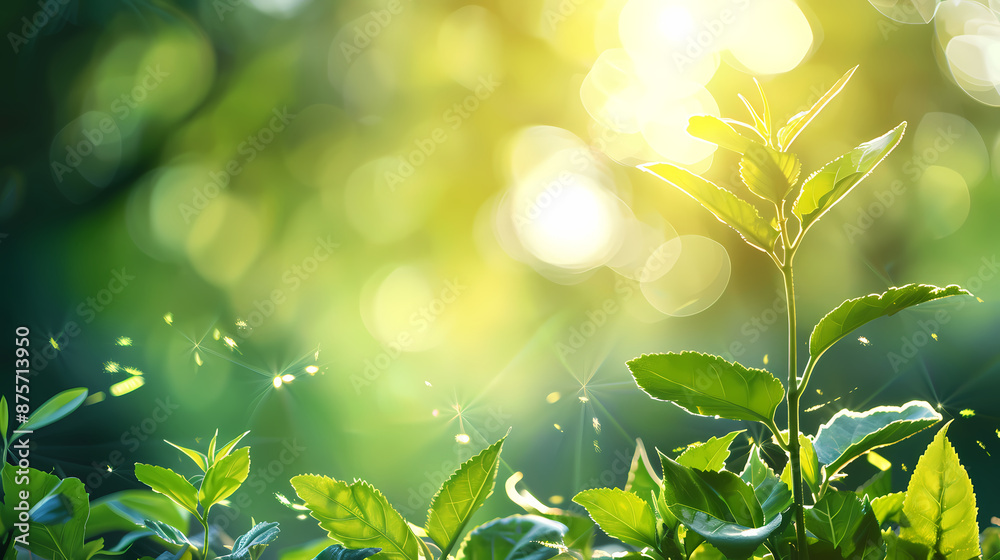 Clean energy shift and choosing green power, vector image Clean energy shift and choosing green power, vector image