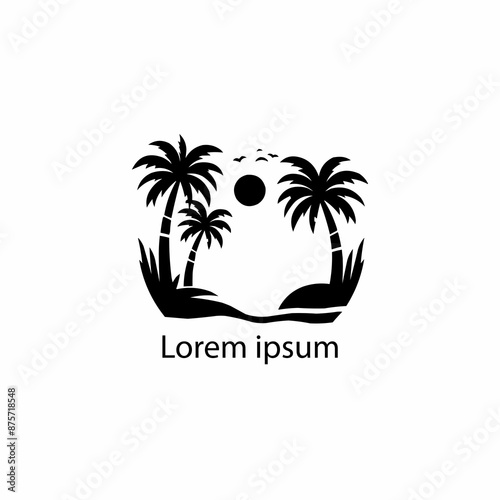 Wallpaper Mural Sea Beach Logo Design Torontodigital.ca