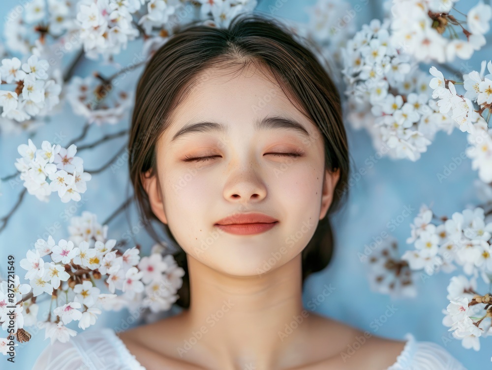 Discover the Tranquility of Specialized Beauty Services A Young Woman Finds Peace and Relaxation Amidst Blooming Cherry Blossoms, Embracing Soothing Care and Rejuvenation Discover the Tranquility of Specialized Beauty Services A Young Woman Finds Peace and Relaxation Amidst Blooming Cherry Blossoms, Embracing Soothing Care and Rejuvenation