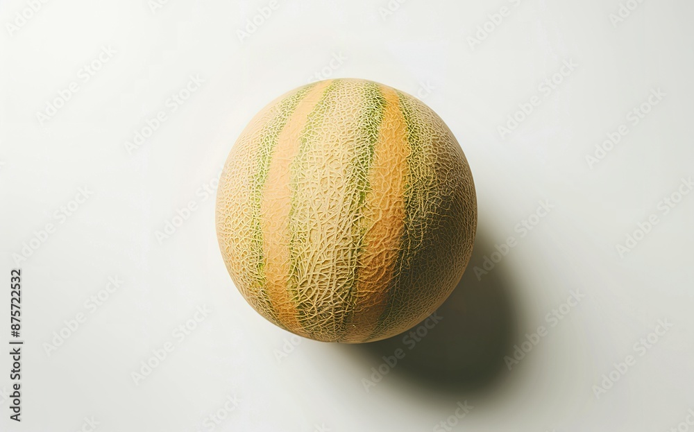 a perfectly ripe cantaloupe melon a perfectly ripe cantaloupe melon