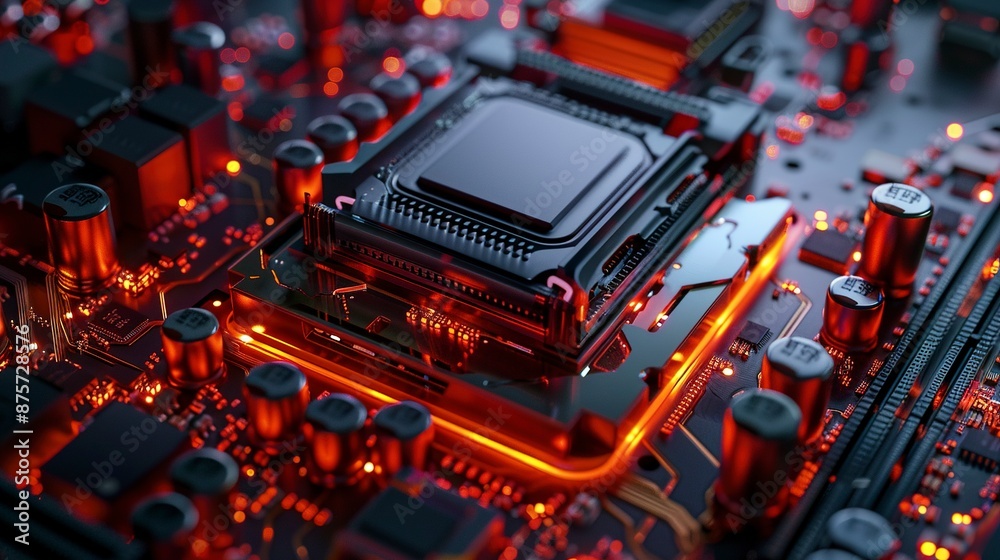 A photo of a heat sink and thermal paste A photo of a heat sink and thermal paste