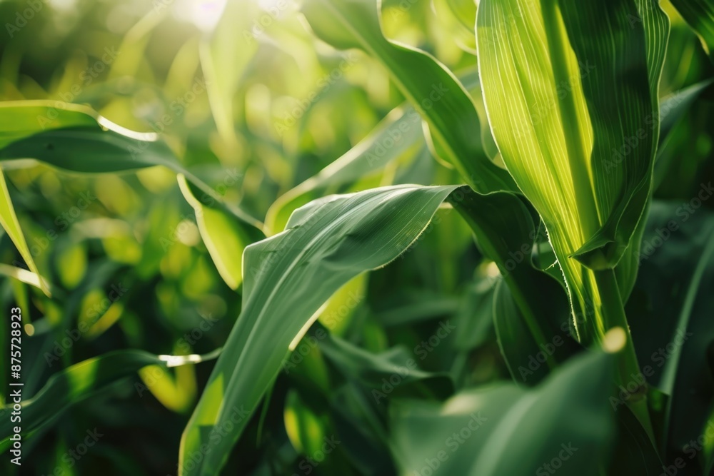 Obraz premium Field of Corn Sunlight