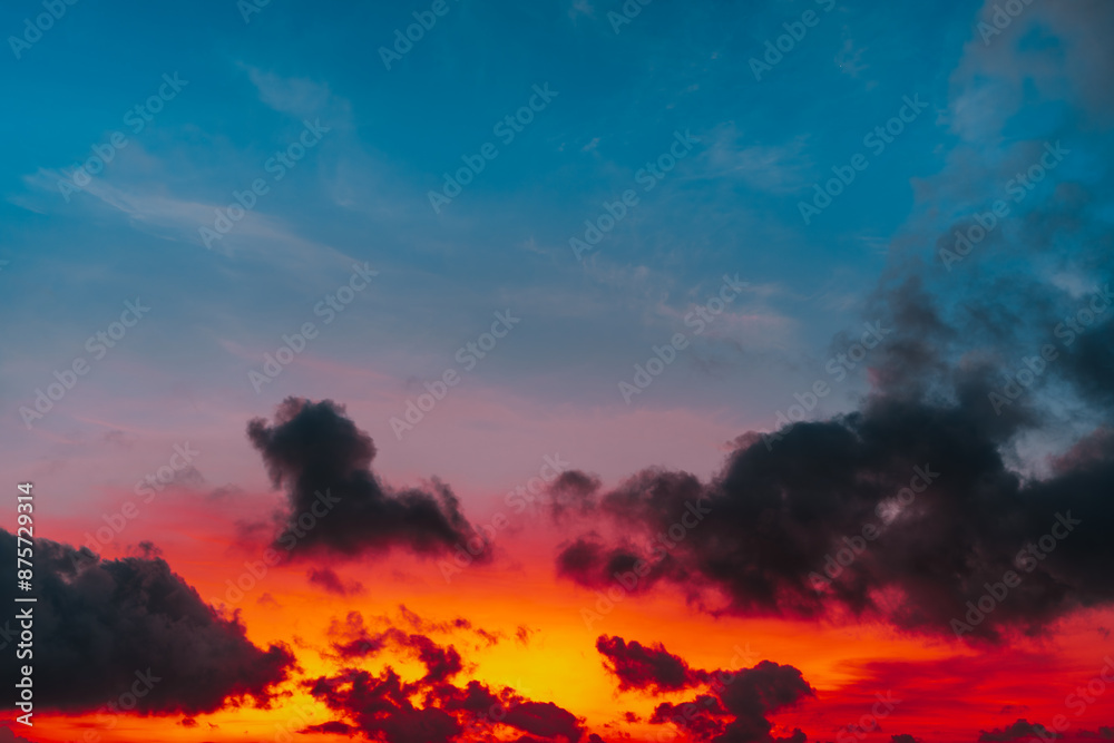 Sky with clouds nature background Sky with clouds nature background