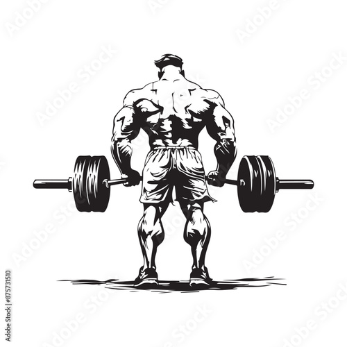Lifting Weights Vector Images. strong man lifting weight vector illustration design Stock Vector Image