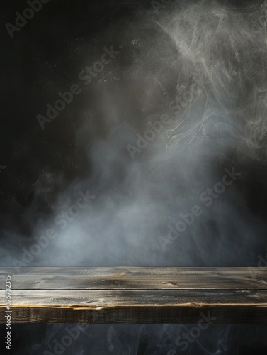 Smoke Coming Out of Wooden Table