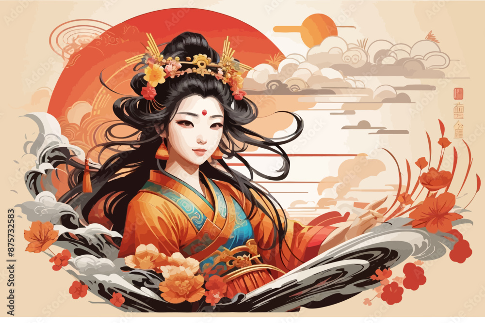 Caishen in Chinese the popular god gold money Caishen in Chinese the popular god gold money
