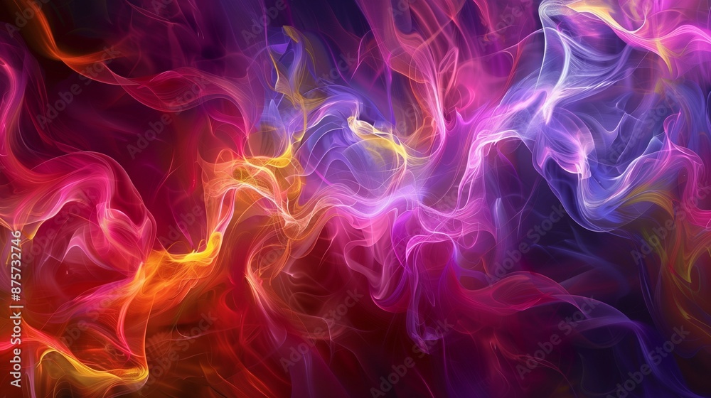 Obraz premium Abstract Background smoky blackhole dynamic