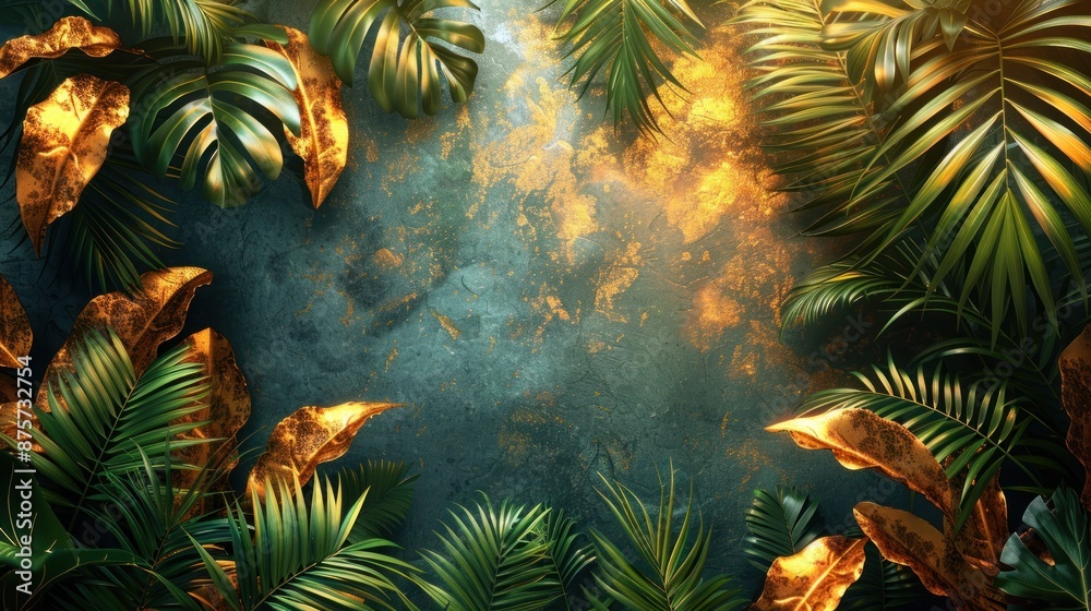 Tropical Leaf Background Tropical Leaf Background