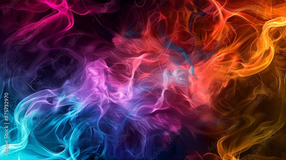 Obraz premium Abstract Background smoky blackhole dynamic
