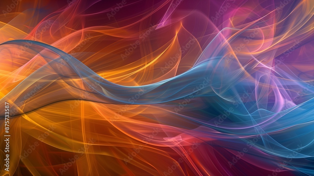 Naklejka premium Abstract Background smoky blackhole dynamic