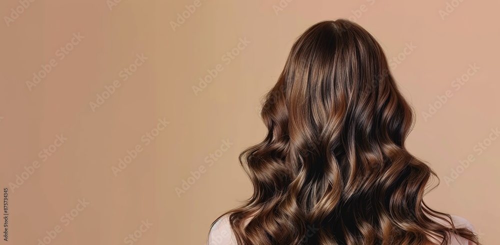 Beautiful woman with lovely hair seen from behind. Beautiful woman with lovely hair seen from behind.