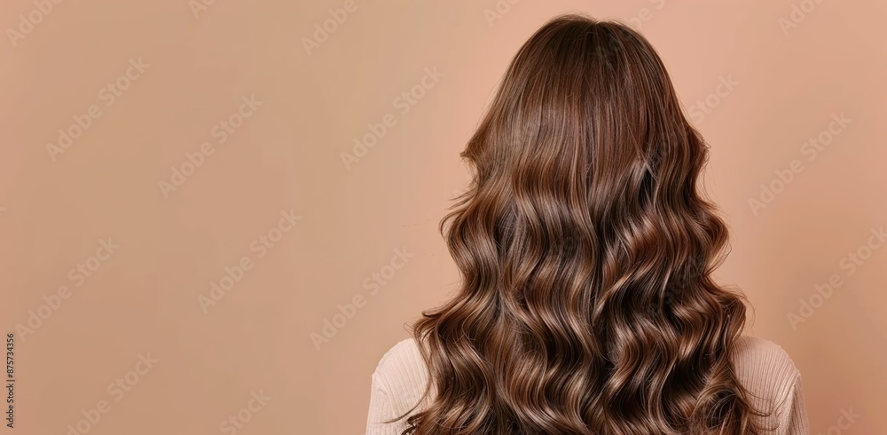 Beautiful woman with lovely hair seen from behind. Beautiful woman with lovely hair seen from behind.