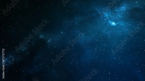 A cosmic gradient background blending deep space blue with starry night black, adding a mysterious and expansive feel to creative projects.