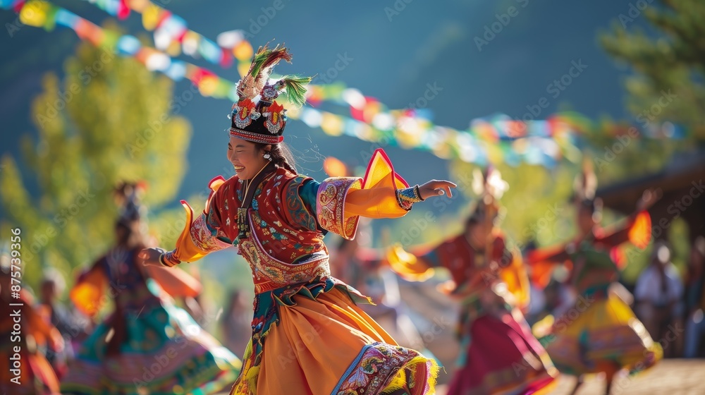 A vibrant dance at the cultural festival captivated the audience, showcasing the community's rich heritage. A vibrant dance at the cultural festival captivated the audience, showcasing the community's rich heritage.