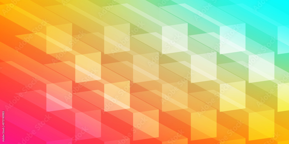 Colorful Abstract 3D Pattern Background. Colorful Abstract 3D Pattern Background.