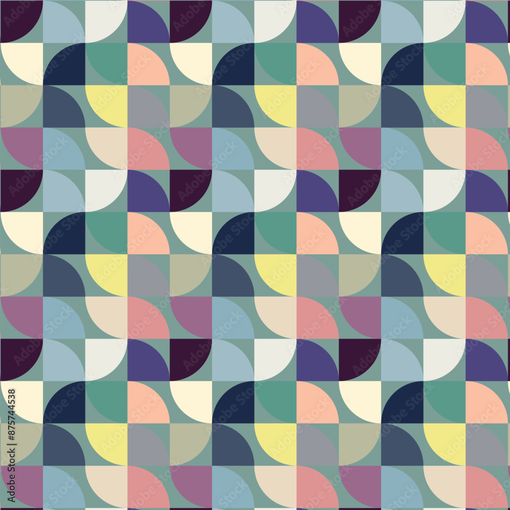 Geometric seamless pattern design Geometric seamless pattern design