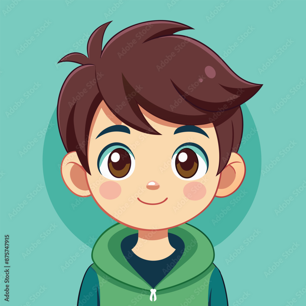Cheerful Cartoon boy Cartoon Child Cheerful Cartoon boy Cartoon Child