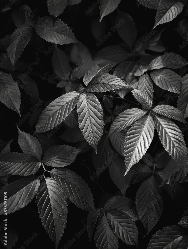 Black and White Leaf Pictures Black and White Leaf Pictures