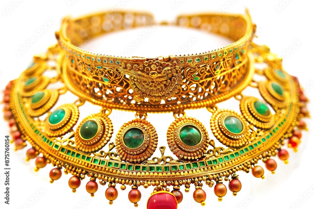 Gold jewelry Macro shot Gold jewelry Macro shot
