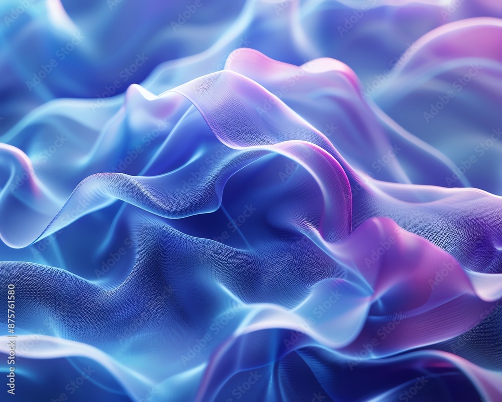 Obraz premium Blue abstract backdrop, vibrant hues, contemporary style, highly detailed, 4K quality