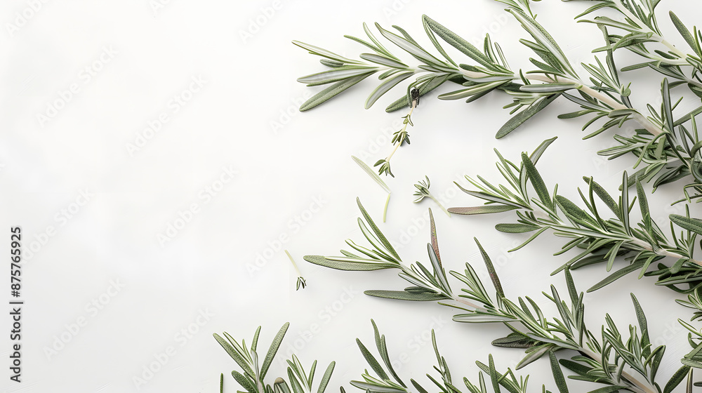 Naklejka premium Rosemary isolated on transparent png