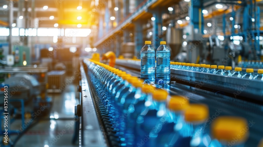 A modern factory using renewable energy sources to produce eco-friendly RTE food packaging. A modern factory using renewable energy sources to produce eco-friendly RTE food packaging.