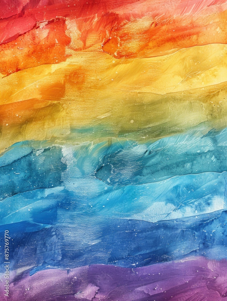 custom made wallpaper toronto digitalRainbow Colored Sky