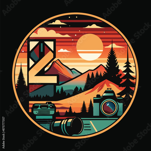 create a World Photography Day 2024 Vector T-shirt design