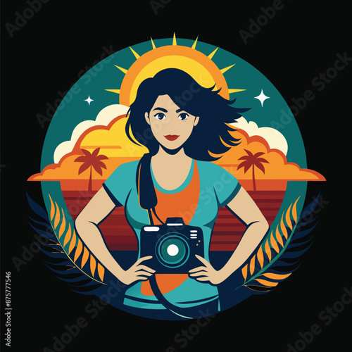 create a World Photography Day 2024 Vector T-shirt design