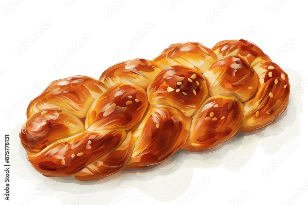Sesame seed topped bread Sesame seed topped bread