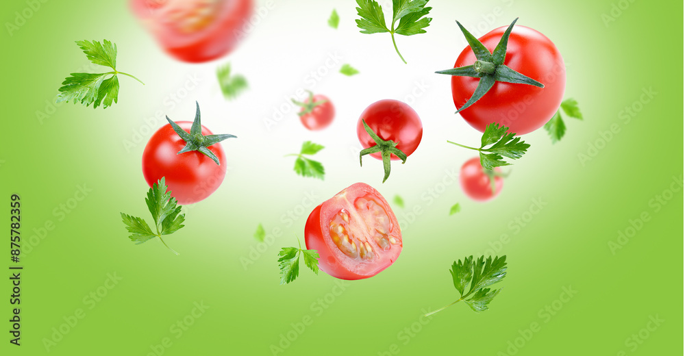 tomatoes in a group ready to use red ripe tomatoes with slice on air. Reference for design tomatoes in a group ready to use red ripe tomatoes with slice on air. Reference for design
