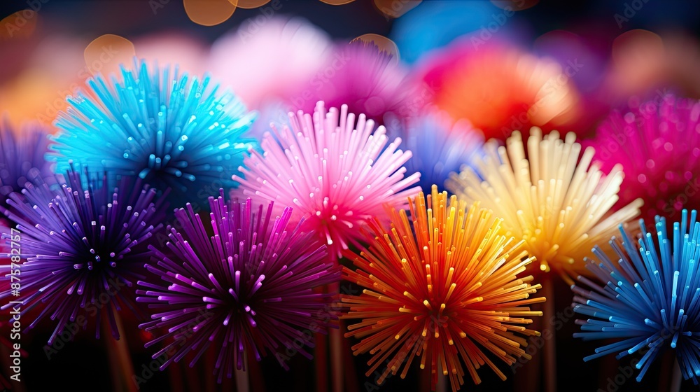 a flower with the lights on it a flower with the lights on it