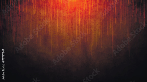 Golden brown texture of scratched wall with stains. Orange abstract texture background of a rusty metal sheet, with a pattern of scratches and cracks. Grunge background with space for text or image. V