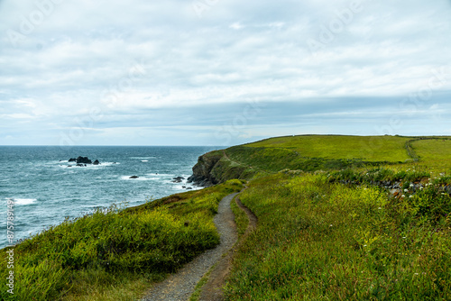 Obraz na płótnie Eine Rundwanderung zum südlichsten Punkt des Englischen Festlandes - den Lizard Point im wunderschönen Cornwall - Helston - Vereinigtes Königreich w salonie