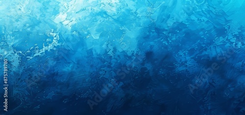 Noise banner background design in azure sapphire cerulean denim blue color gradient.