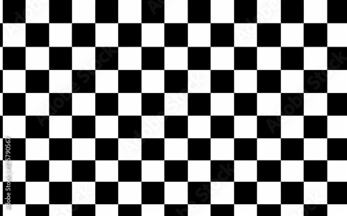 Black and white checkered pattern background vector presentation design