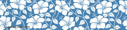 hibiscus pattern.