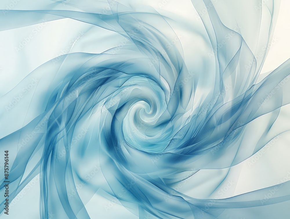 Obraz premium swirling circular pattern that continuously rotates to show an ongoing process.